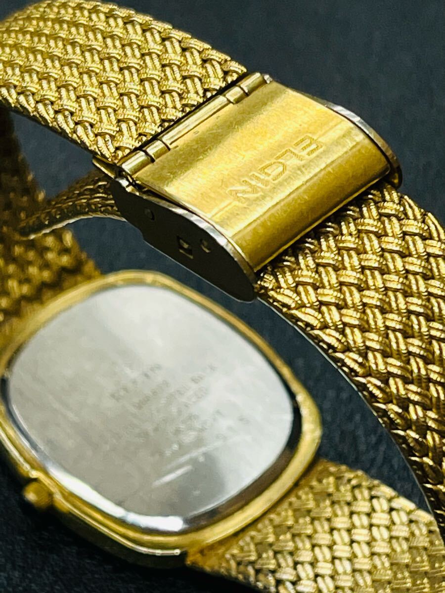 ◎1円◎【ジャンク】ELGIN エルジン アナログ 腕時計 ゴールド ◎1円◎【ジャンク】ELGIN エルジン アナログ 腕時計 ゴールド