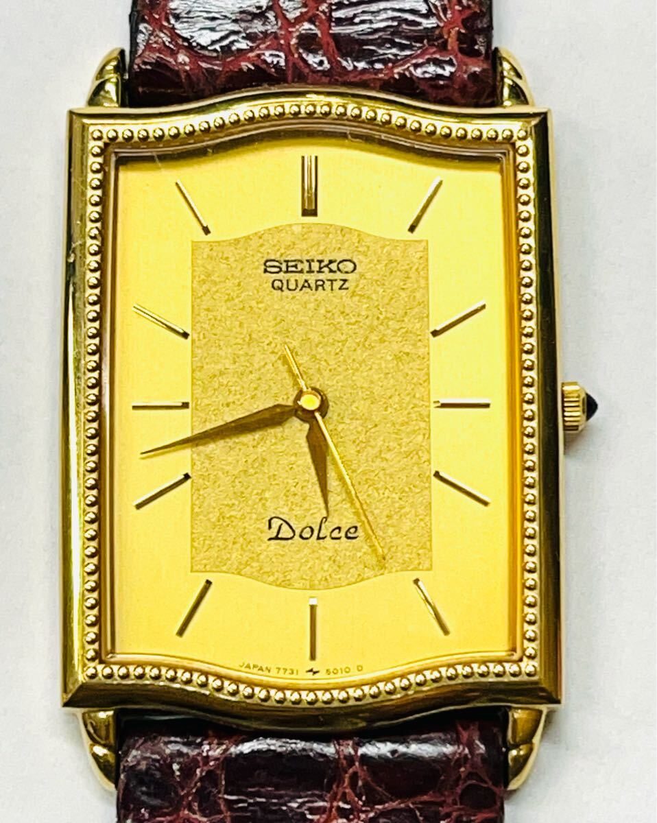◎1円◎ 稼働品 SEIKO 腕時計 14K セイコードルチェ 7731-5018 ◎1円◎ 稼働品 SEIKO 腕時計 14K セイコードルチェ 7731-5018