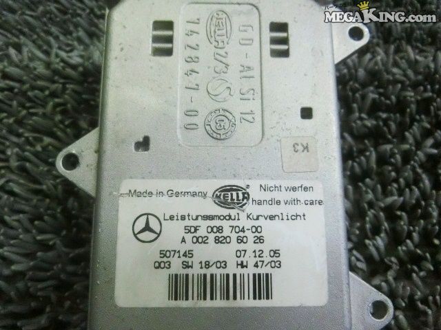 ベンツ W217 CLS 純正 ノーマル HID キセノン ヘッドライト用 バラスト バーナー コンピューター A0028206026 ☆ / 4H6-265
