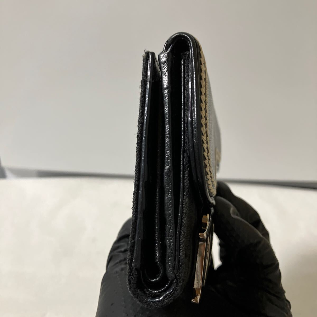 希少・美品】 Christian Dior ディオール 折り財布 サドル 希少・美品】 Christian Dior ディオール 折り財布 サドル