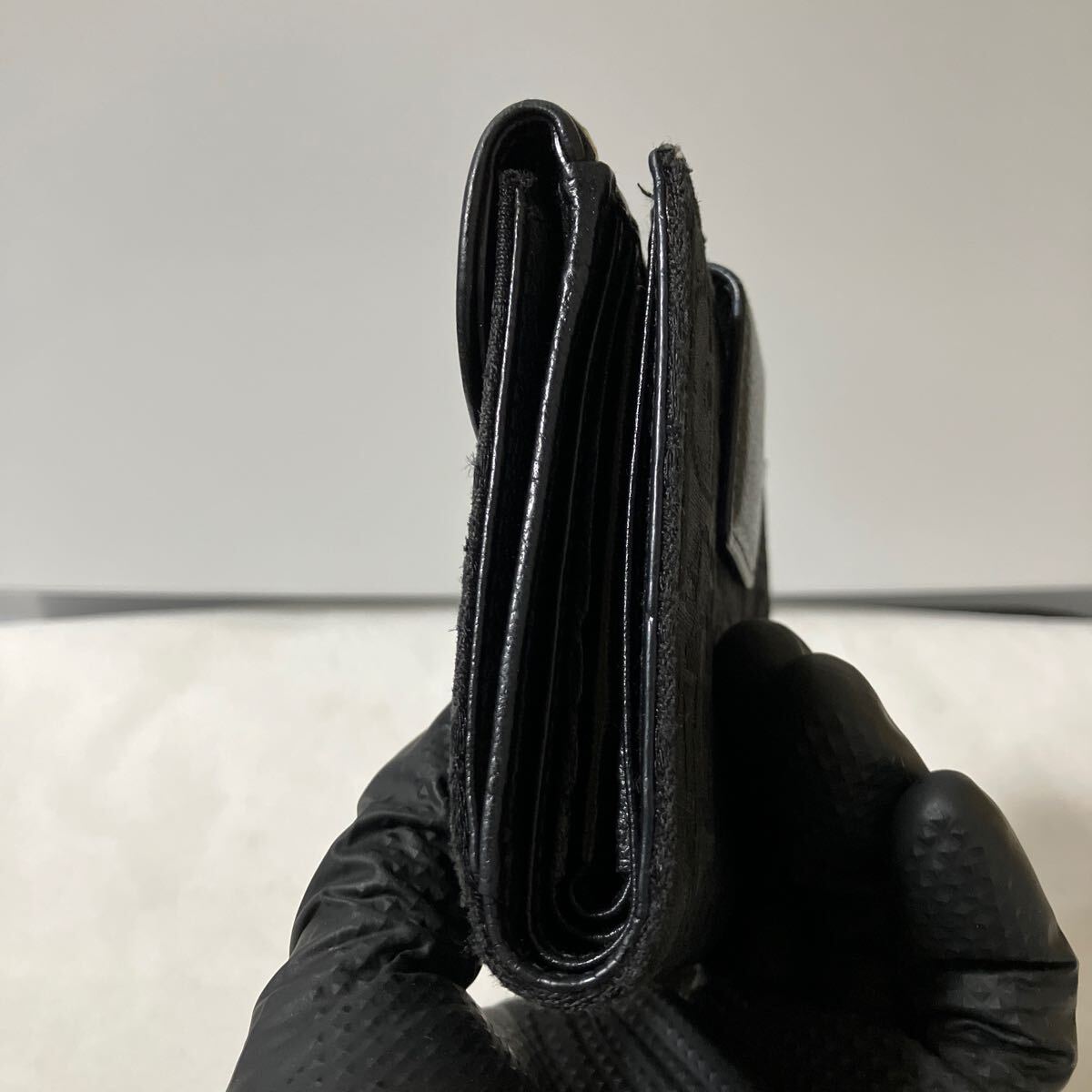 希少・美品】 Christian Dior ディオール 折り財布 サドル 希少・美品】 Christian Dior ディオール 折り財布 サドル