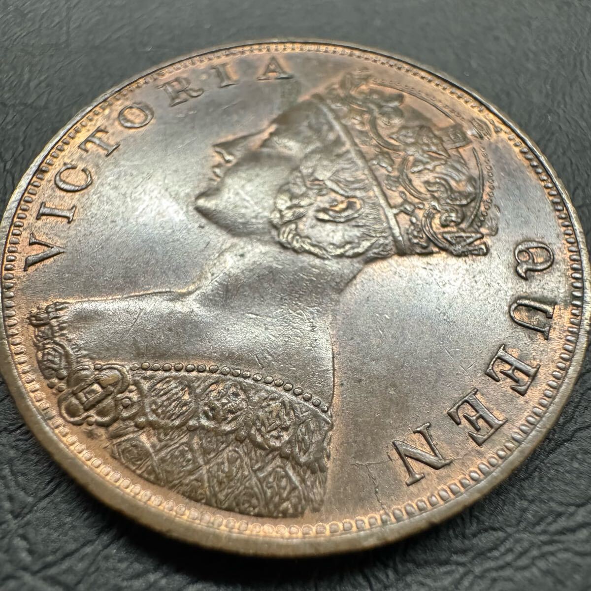 3. 香港 一仙 1セント銅貨 1875年 UNC ヴィクトリア女王 未使用 3. 香港 一仙 1セント銅貨 1875年 UNC ヴィクトリア女王 未使用