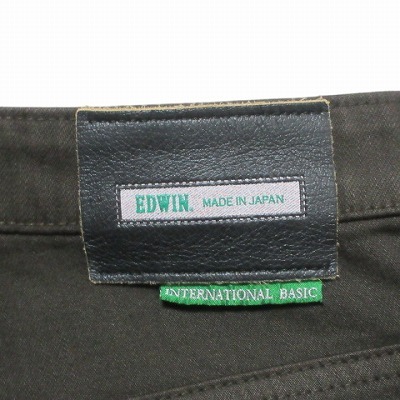 エドウィン EDWIN インターナショナルベーシック F403 パンツ ストレッチ 31 M相當(dāng) 茶 ブラウン X メンズ