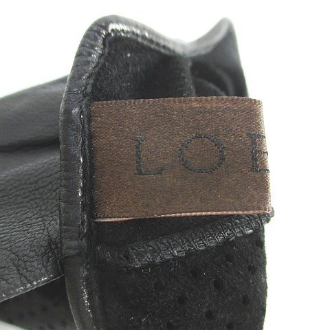 ロエベ グローブ 1月10日まで出品 Yahoo!オークション - ロエベ LOEWE 手袋 5本指 グローブ レザー