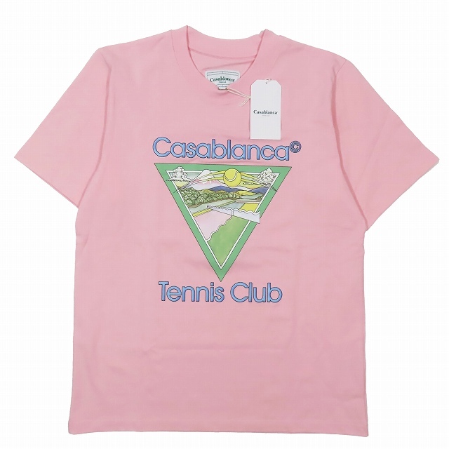 【関税込み】Casablanca ピンク Tennis Club Tシャツ Yahoo!オークション - カサブランカ CASABLANCA ピンク