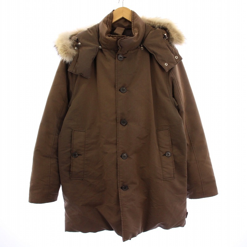 モンクレール MONCLER 茶タグ ダウンコート ロング ジップアップ モンクレール MONCLER 茶タグ ダウンコート ロング ジップアップ