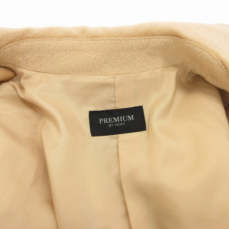 プレミアム バイ ビッキー PREMIUM BY VICKY コート ジャケット アンゴラ メルトン 1 キャメル 茶 /JS レディース
