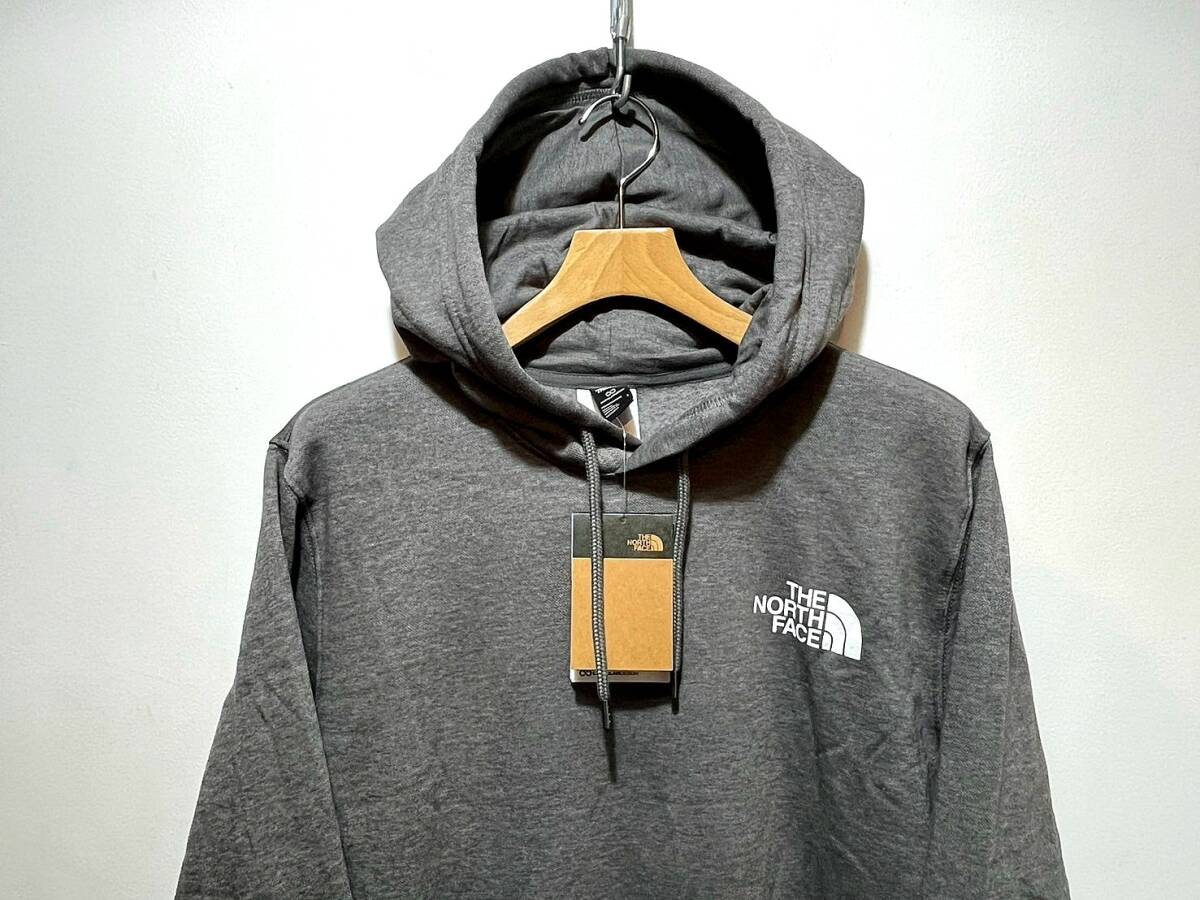 新品 正規(guī)品 USA限定 The North Face ノースフェイス US-L バックプリント ハーフドームロゴ フーディー Grey スウエットパーカー