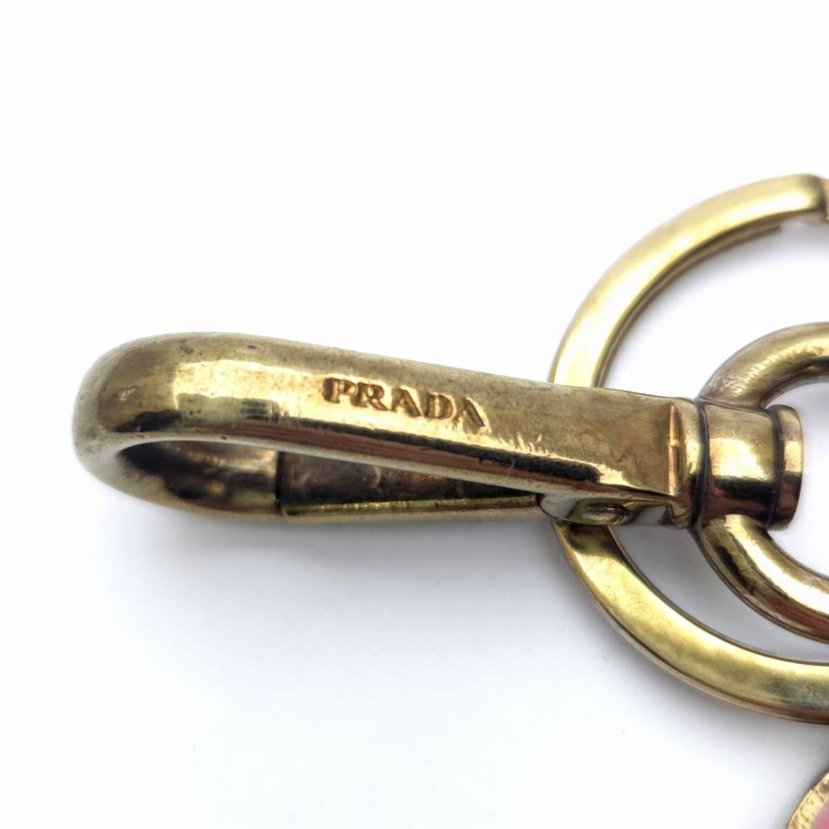 【正規品直輸入】 キーリング キーホルダー キーフック PRADA ハート プラダ 小物
