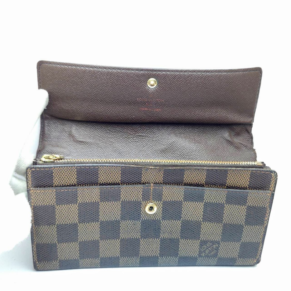 ダミエ ルイヴィトン LOUISVUITTON 長財布 ポルトモネクレディ ダミエ ルイヴィトン LOUISVUITTON 長財布 ポルトモネクレディ