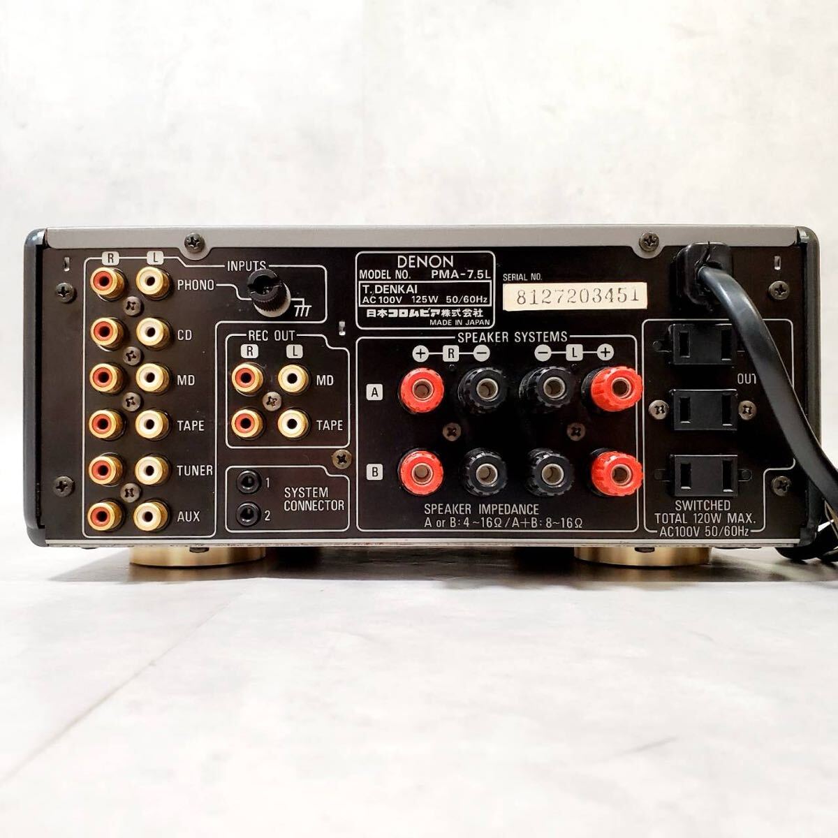 動作良好】DENON デノン プリメインアンプ PMA-7 5L|Yahoo 動作良好】DENON デノン プリメインアンプ PMA-7 5L|Yahoo