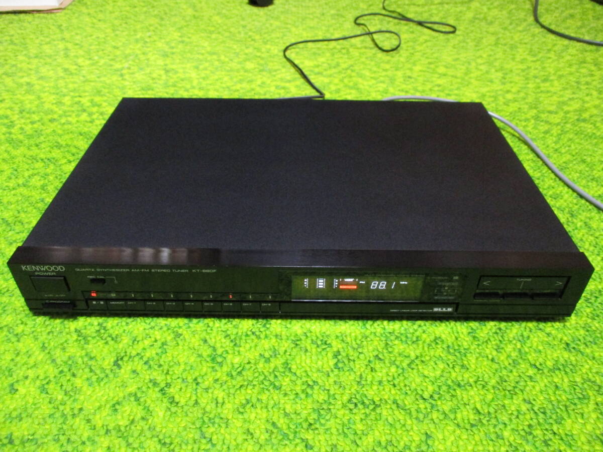 KENWOOD ケンウッド FM/AMチューナー KT-880F 整備済み完動品054 KENWOOD ケンウッド FM/AMチューナー KT-880F 整備済み完動品054
