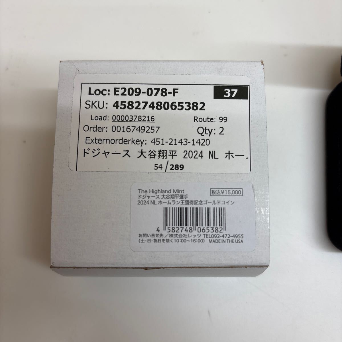 ① Highland Mint ハイランドミント ドジャース 大谷翔平 2024 ① Highland Mint ハイランドミント ドジャース 大谷翔平 2024