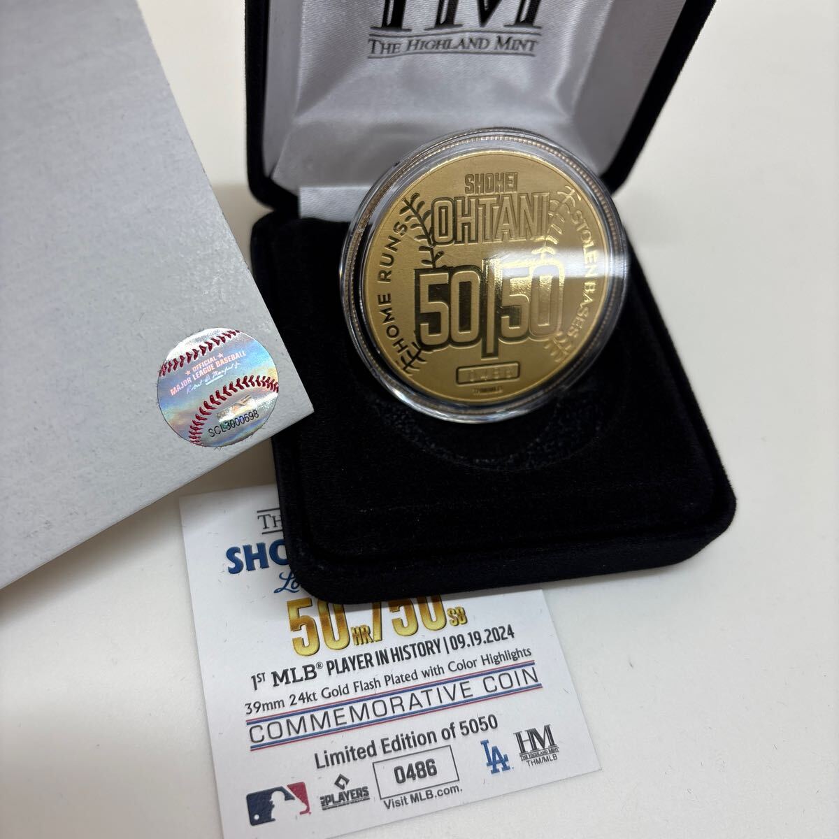 ②Highland Mint ハイランドミント ドジャース 大谷翔平 50-50 ②Highland Mint ハイランドミント ドジャース 大谷翔平 50-50