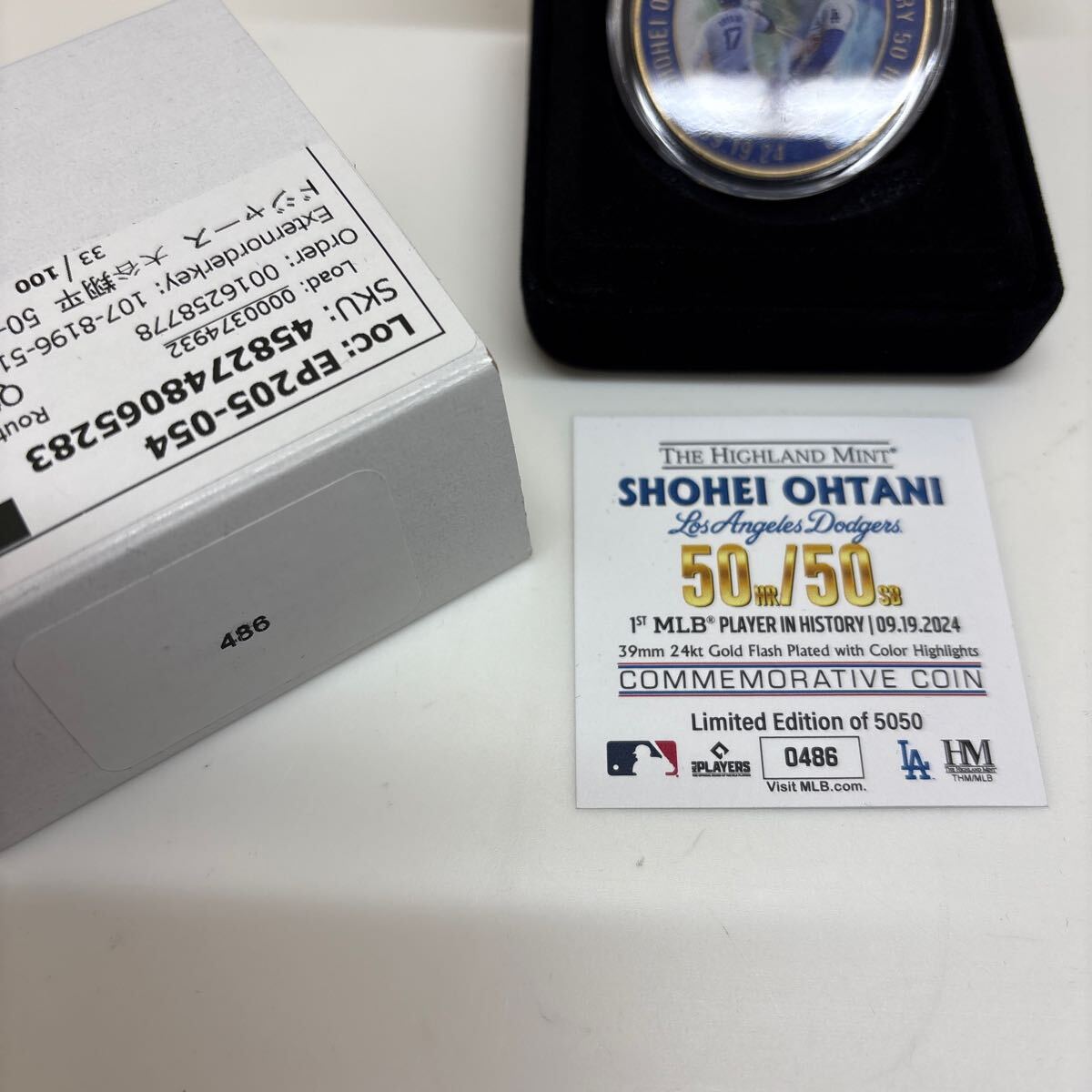 ②Highland Mint ハイランドミント ドジャース 大谷翔平 50-50 ②Highland Mint ハイランドミント ドジャース 大谷翔平 50-50