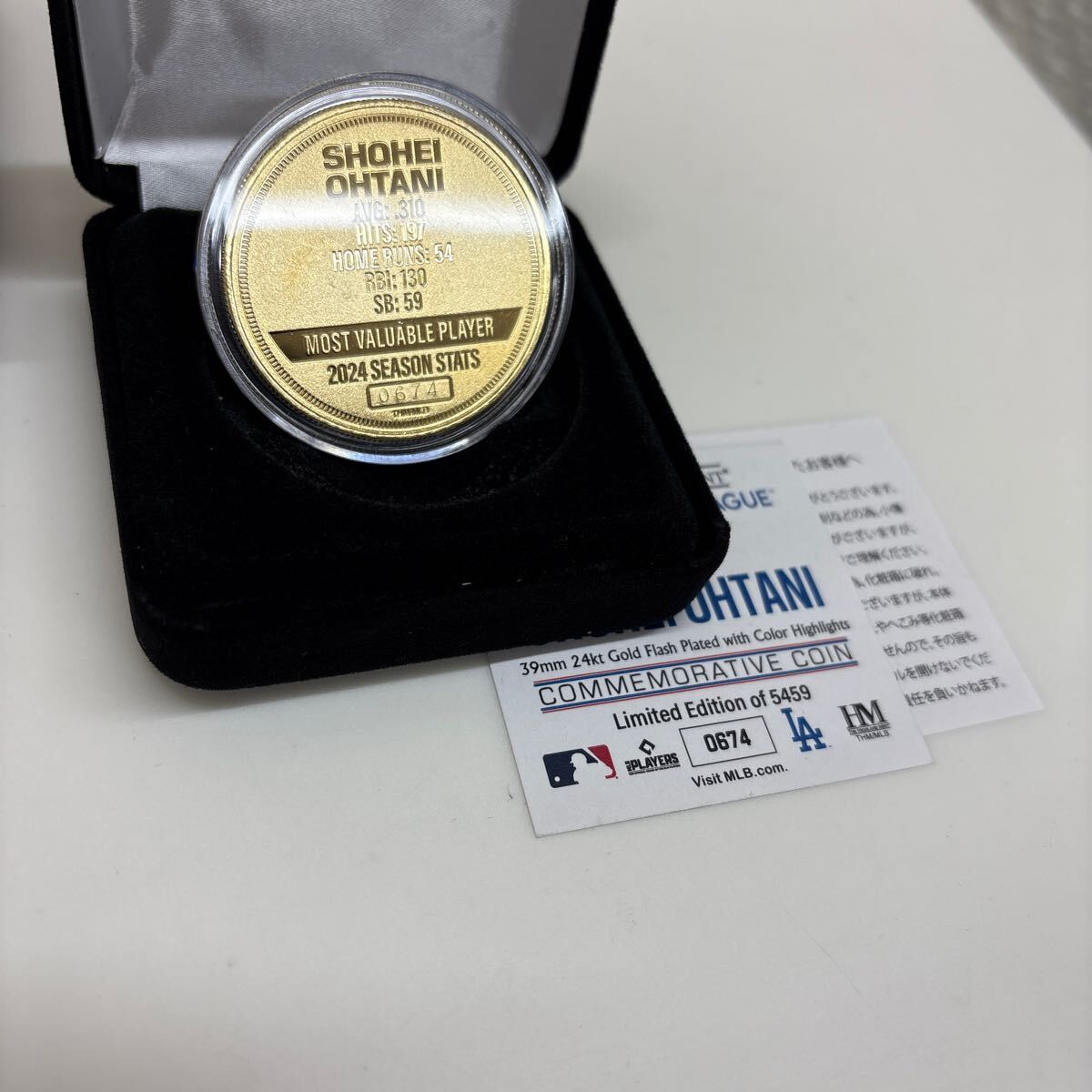 ③Highland Mint ハイランドミント ドジャース 大谷翔平 2024 NL ③Highland Mint ハイランドミント ドジャース 大谷翔平 2024 NL