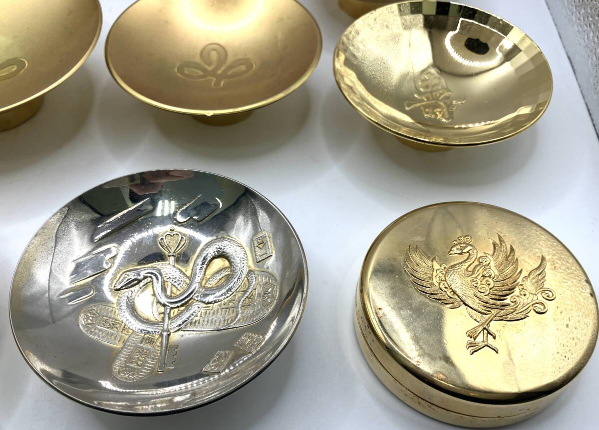 NN】メッキまとめ 金杯 銀杯 盃 金メッキ 銀メッキ 24K-GP 総 NN】メッキまとめ 金杯 銀杯 盃 金メッキ 銀メッキ 24K-GP 総