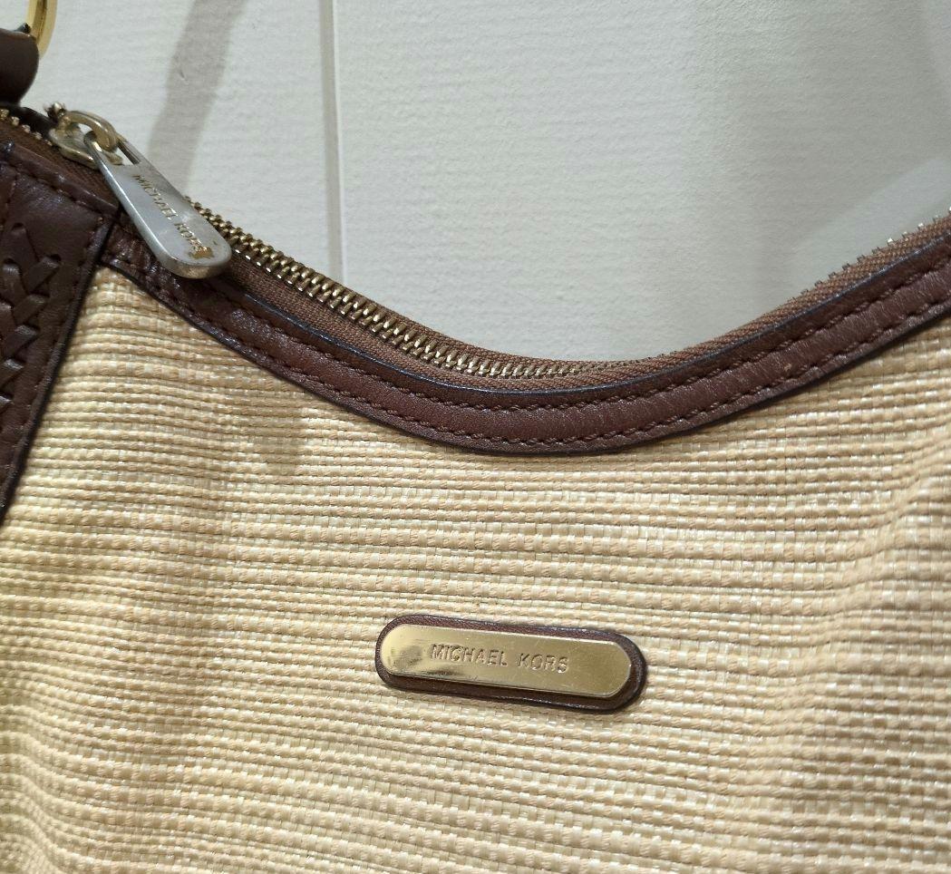 MICHAEL KORS マイケルコース ショルダーかごバッグ 春夏素材 MICHAEL KORS マイケルコース ショルダーかごバッグ 春夏素材