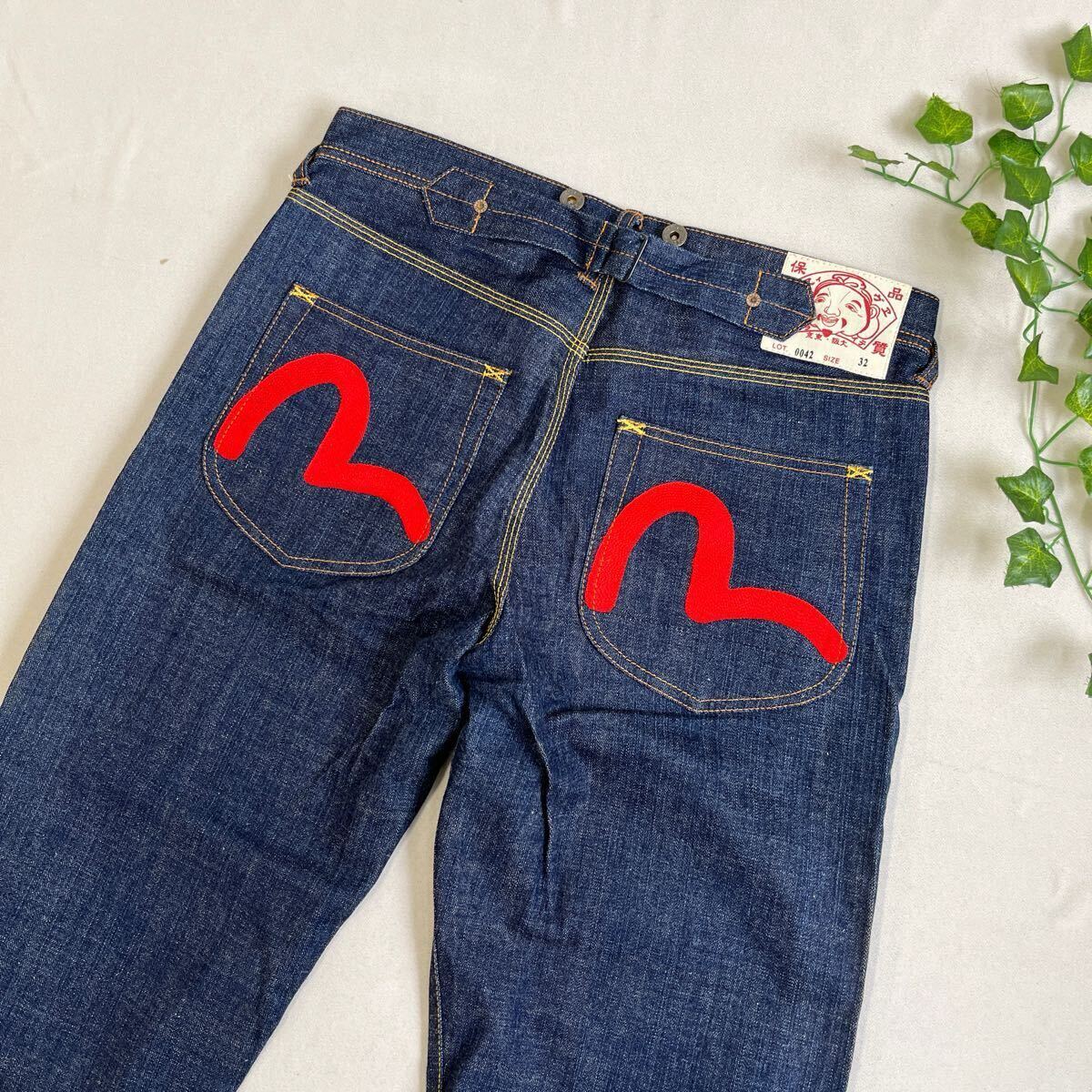 〇989y】刺繍カモメ 定番◇EVISU エヴィス デニム パンツ 〇989y】刺繍カモメ 定番◇EVISU エヴィス デニム パンツ
