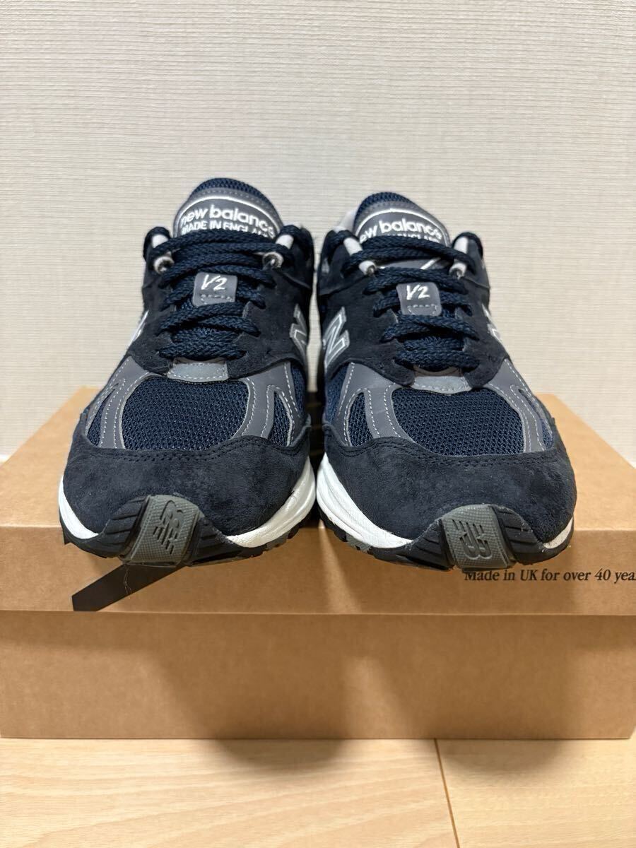 美品 991V2 M991NV2 ネイビー 26.5cm グレー ニューバランス New 美品 991V2 M991NV2 ネイビー 26.5cm グレー ニューバランス New