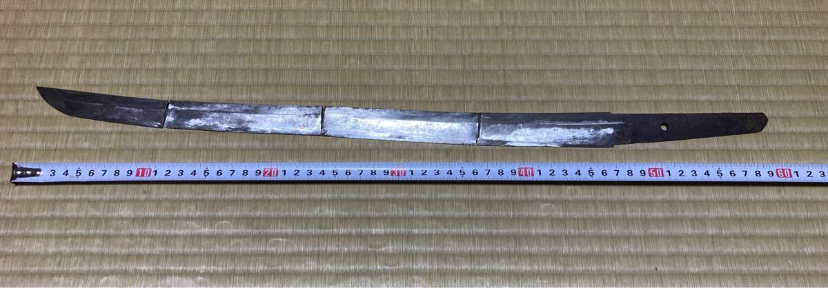 残欠 日本刀 合法品 短刀 残欠刀 脇差 在銘 肥前國住忠吉 鋼材 残欠 日本刀 合法品 短刀 残欠刀 脇差 在銘 肥前國住忠吉 鋼材
