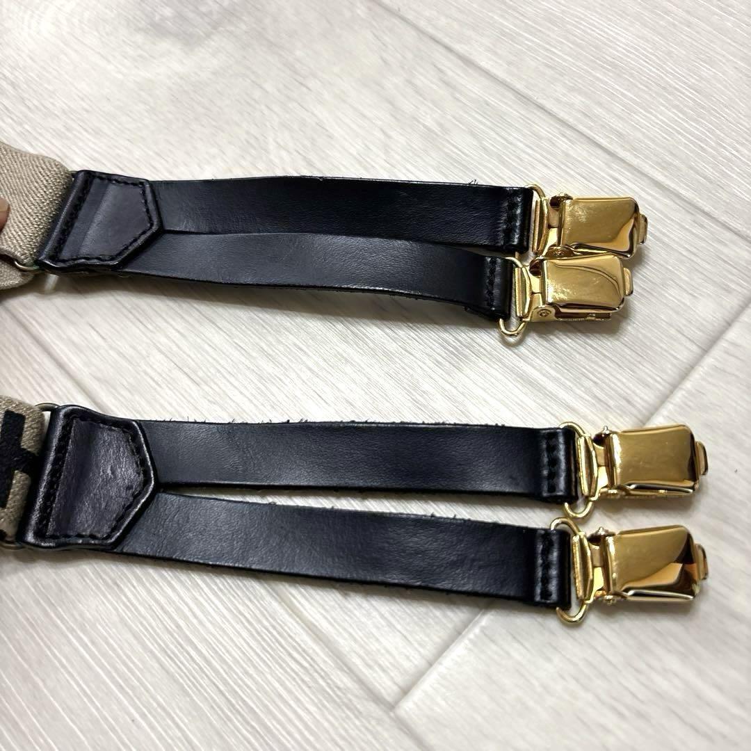 希少】CHANEL シャネル ココマーク ロゴ サスペンダー 希少】CHANEL シャネル ココマーク ロゴ サスペンダー