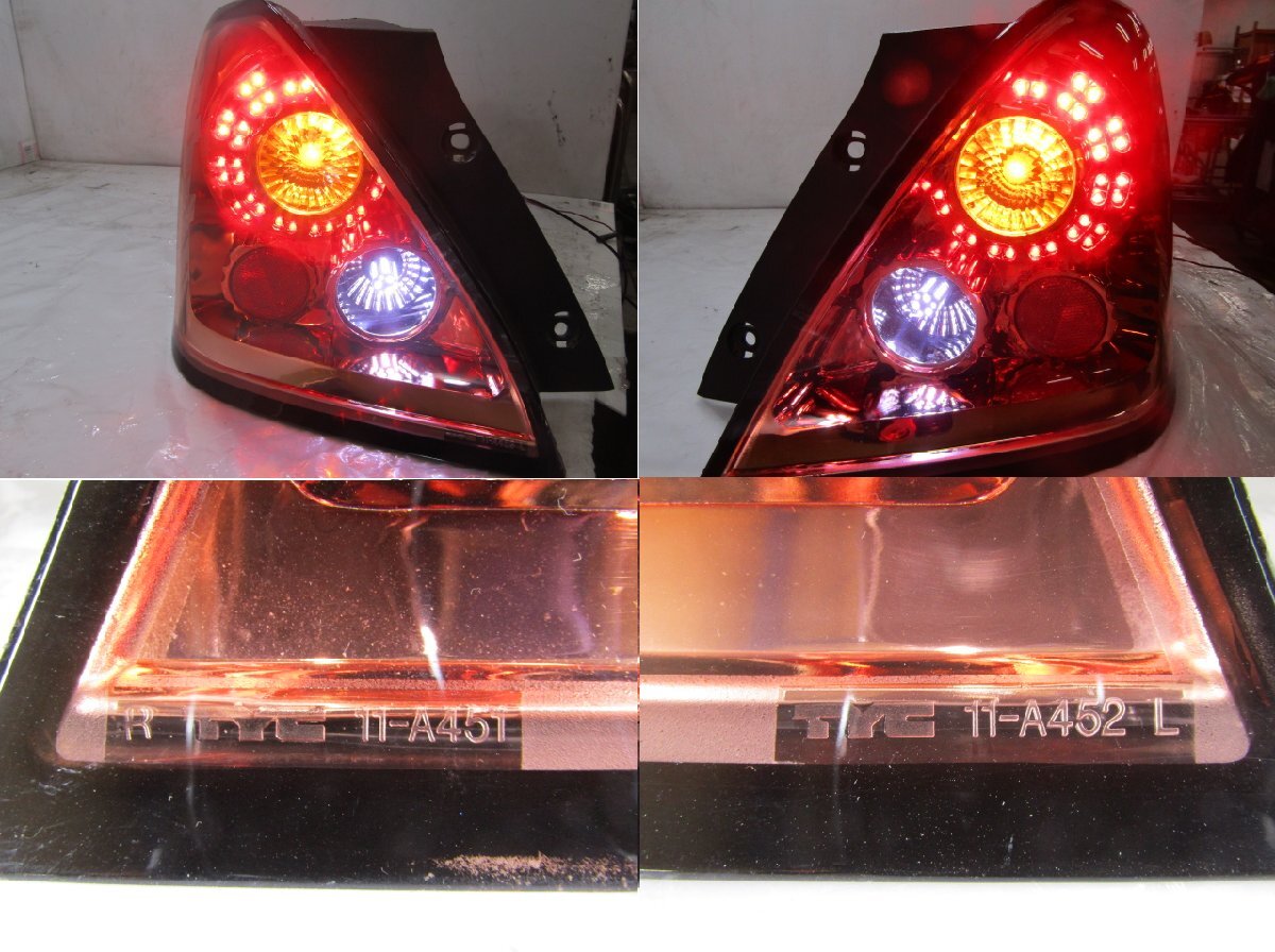 ◎[Z48+KF6]　ホンダ オデッセイ RB1 社外 テールライト テールランプ 左右セット【TYC 11-A451】※LED點(diǎn)燈確認(rèn)済