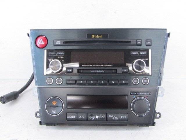 ◎[Y26:E4] スバル純正 BP5 レガシィ マッキントッシュ CD/MDレシーバー PF-40621 動(dòng)作確認(rèn)済み ※アンプ欠品