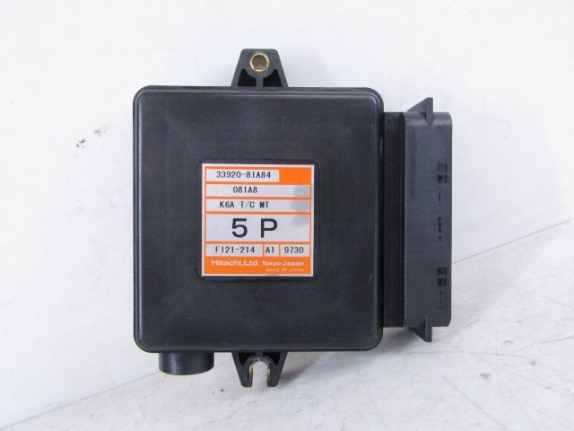 ◎[Y25:F2] [走行距離 202,339㎞] スズキ純正 JB23W ジムニー エンジンコンピューター ECU CPU MT用 [33920-81A84/081A8]