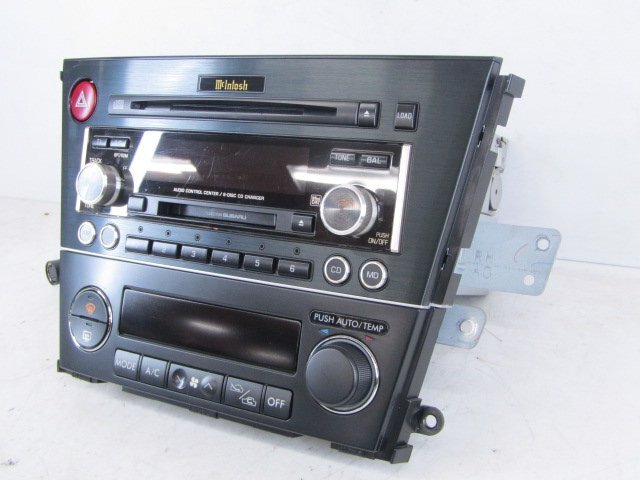 ◎[Y26:E4] スバル純正 BP5 レガシィ マッキントッシュ CD/MDレシーバー PF-40621 動(dòng)作確認(rèn)済み ※アンプ欠品
