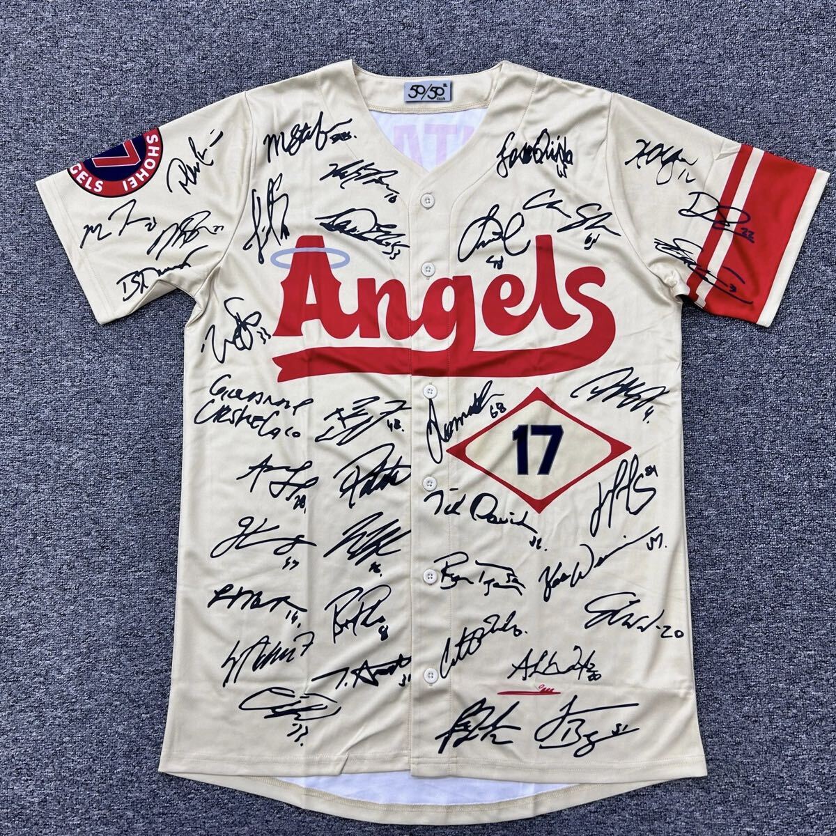 非売品 大谷翔平 エンゼルス シティコネクト フルメンバーサイン 非売品 大谷翔平 エンゼルス シティコネクト フルメンバーサイン