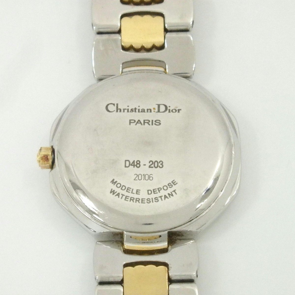 1円【一般中古】Christian Dior オクタンゴ デイト クォーツ 1円【一般中古】Christian Dior オクタンゴ デイト クォーツ
