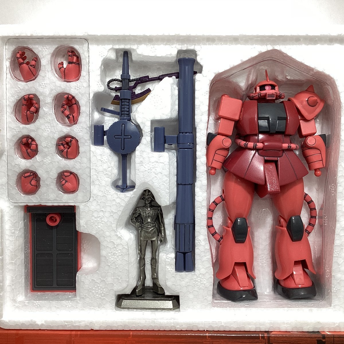 未使用　超合金　可動戦士　3體 セット　GD-20 シャア専用ザク　GD-26 量産型ザク　GD-28 ジム　バンダイ 1999-2000　機動戦士ガンダム