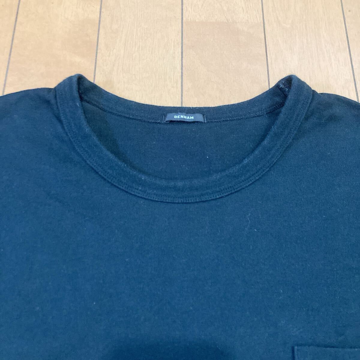 良品】DENHAM デンハム ブラック ポケットTシャツ Lサイズ T 良品】DENHAM デンハム ブラック ポケットTシャツ Lサイズ T