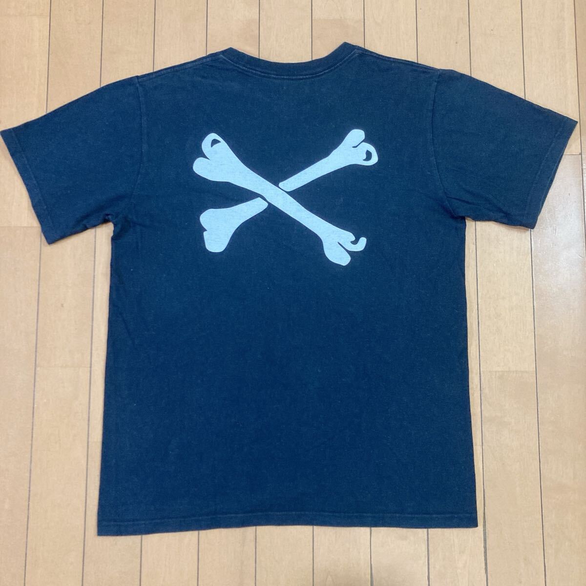 レア希少】WTAPS クロスボーンTシャツ BULL INK ブラック M T レア希少】WTAPS クロスボーンTシャツ BULL INK ブラック M T