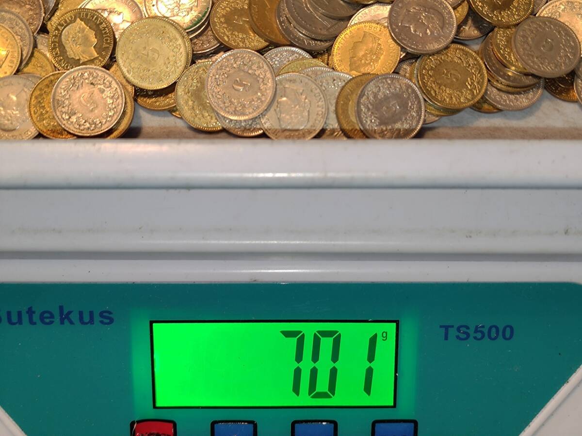 1円スタート】スイス スイスフラン 5ラッペン硬貨 おまとめ 約 1円スタート】スイス スイスフラン 5ラッペン硬貨 おまとめ 約