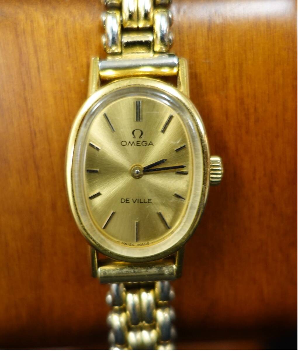 稼働 OMEGA オメガ レディース腕時計 手巻き デビル DE VILLE 稼働 OMEGA オメガ レディース腕時計 手巻き デビル DE VILLE
