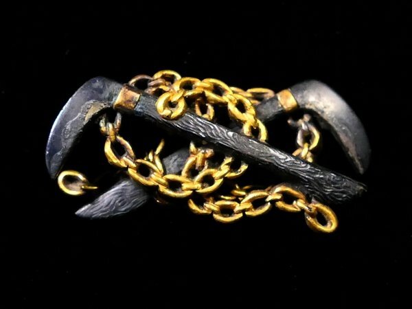 [ меч принадлежности #3972] {S класс } ( шедевр глаз .) завершение прекрасный! деликатный . конструкция включено .... серп map красный медь металлы цветная роспись [ выражение нет. пик. шедевр глаз ..!]