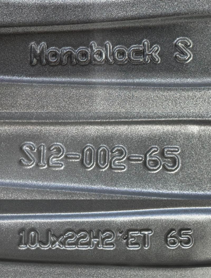【新品?未使用?正規(guī)品】BRABUS(ブラバス)　MONOBLOCK S(モノブロック S)　22インチ　10J×22 ET65?。⊿12-002-65)　1本