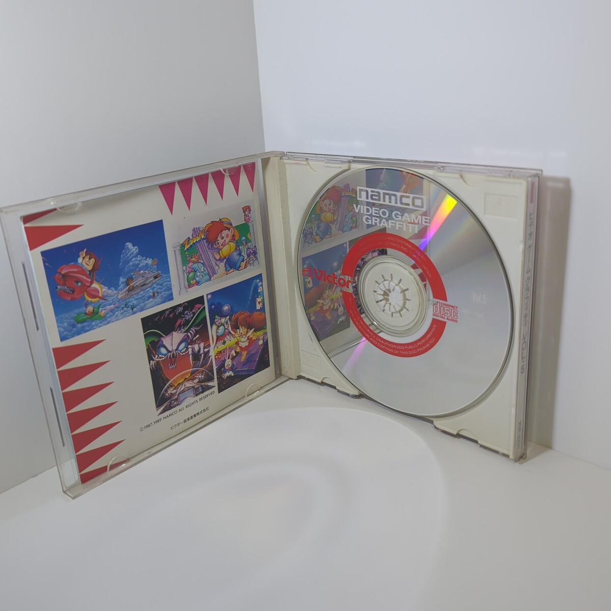 中古ゲームミュージック　CD ナムコ　ビデオゲームグラフティー5 オーダイン　メルヘンメイズ　ギャラが88 ロンパーズ_画像3