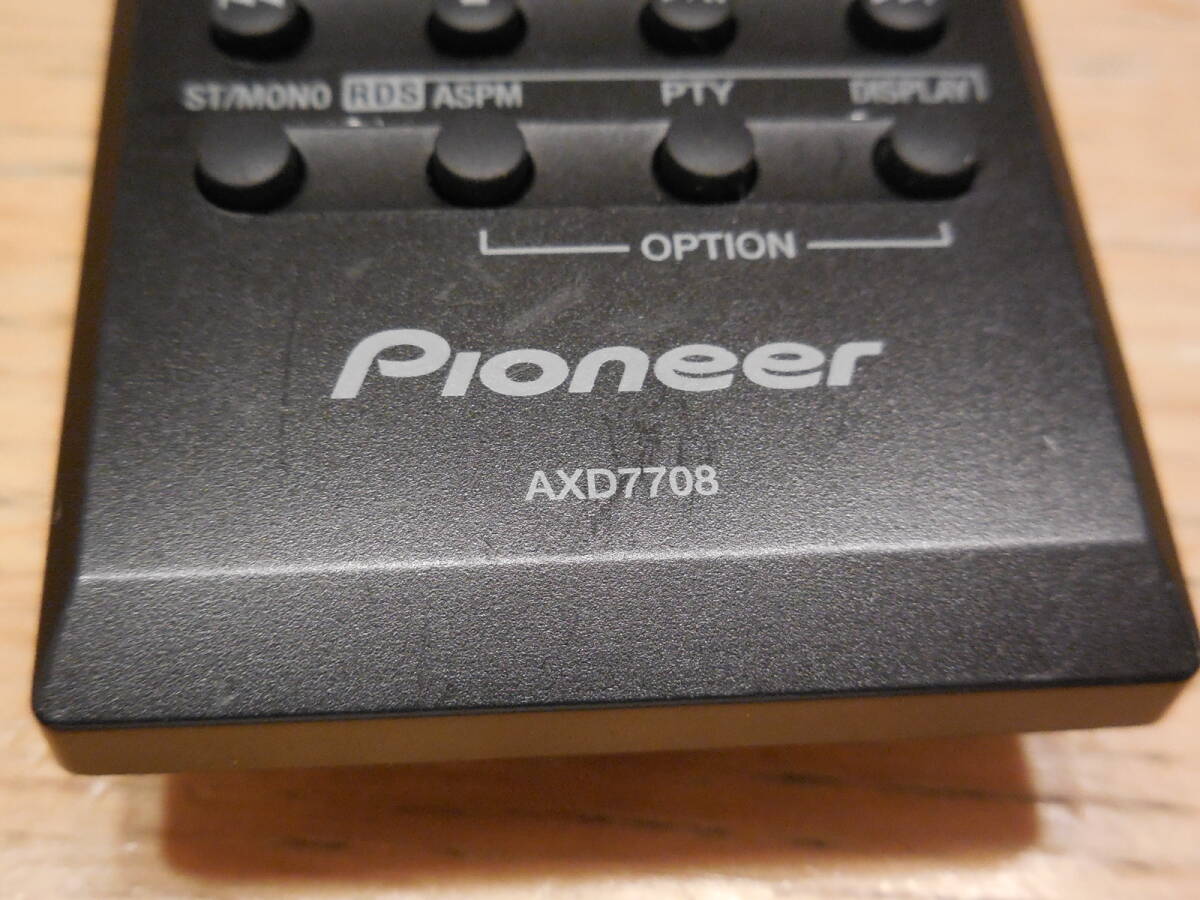 Pioneer パイオニア オーディオ リモコン AXD7708 中古品|Yahoo Pioneer パイオニア オーディオ リモコン AXD7708 中古品|Yahoo