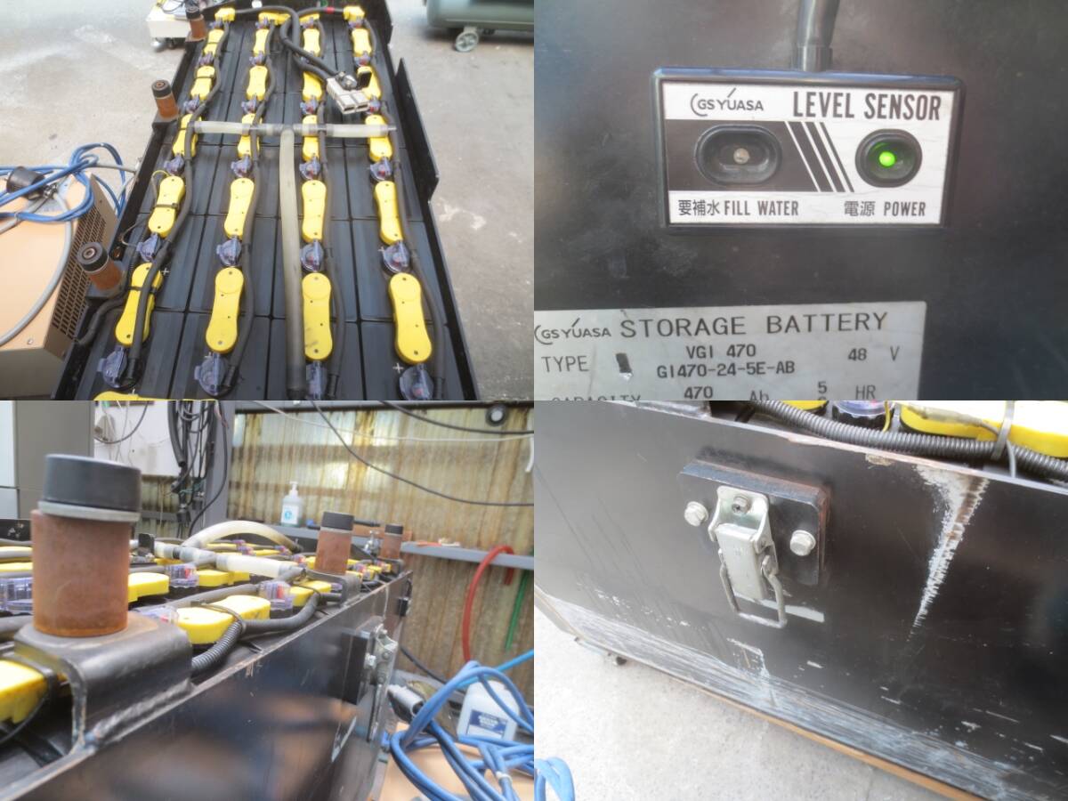 STOREGE аккумулятор /VGI470/48V/470AH/ коннектор & с зарядным устройством ./2018/GS Yuasa / б/у быстрое решение товар /* товар номер 250416-H3