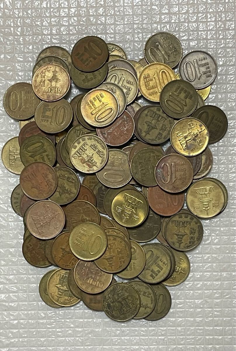 古銭 外国銭 コイン 韓国硬貨 韓国コイン 500ウォン 約675枚 古銭 外国銭 コイン 韓国硬貨 韓国コイン 500ウォン 約675枚