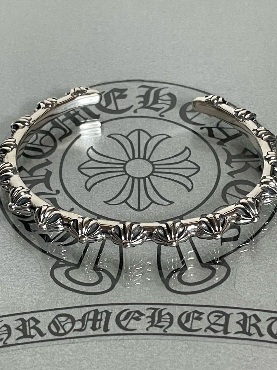 美品/クロムハーツ/Chrome hearts/CHクロス バンド バングル 美品/クロムハーツ/Chrome hearts/CHクロス バンド バングル