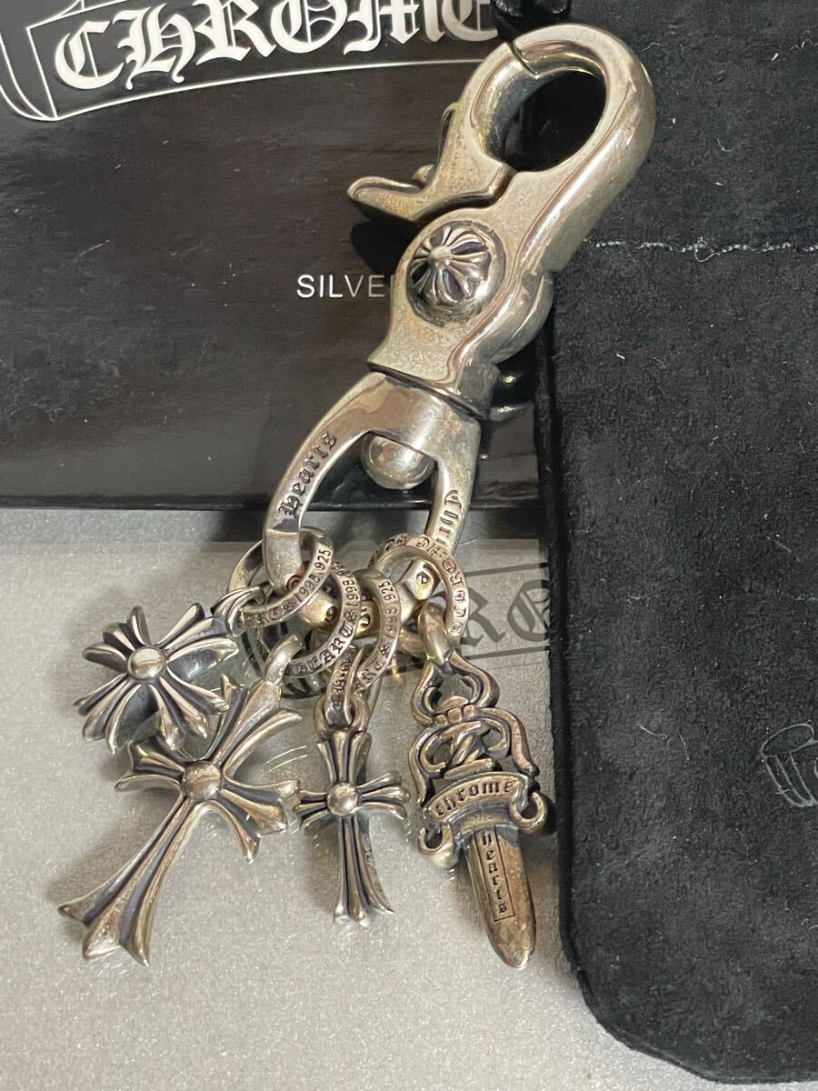 美品/クロムハーツ/Chrome hearts/キーリング キーホルダー キー 美品/クロムハーツ/Chrome hearts/キーリング キーホルダー キー