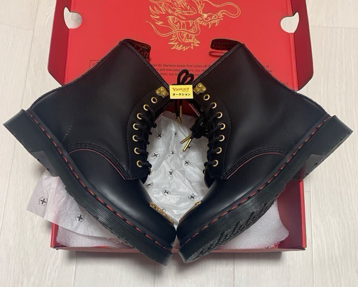  не использовался *UK5*Dr.Martens 1460 YOTD* обычная цена 33000 иен *8 отверстие * Dr. Martens * ботинки *YEAR OF THE DRAGON. год ограничение *. главный . дракон товары 