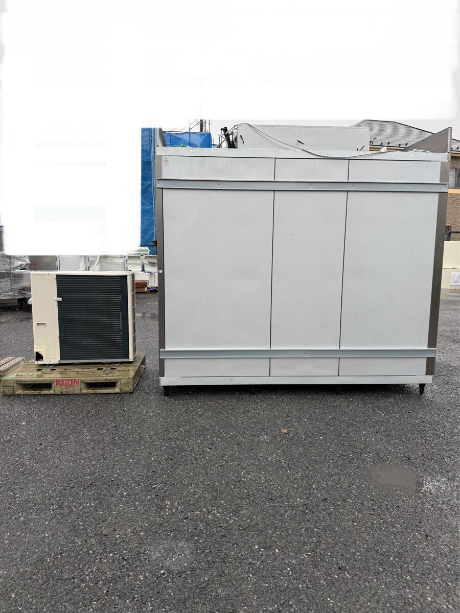 ★中古品▲引き取り限定商品/フラワーショーケース/ダイワ(ショーケース)/東芝(室外機(jī))/2018年式/三相200V/50/60Hz/ガスR404A