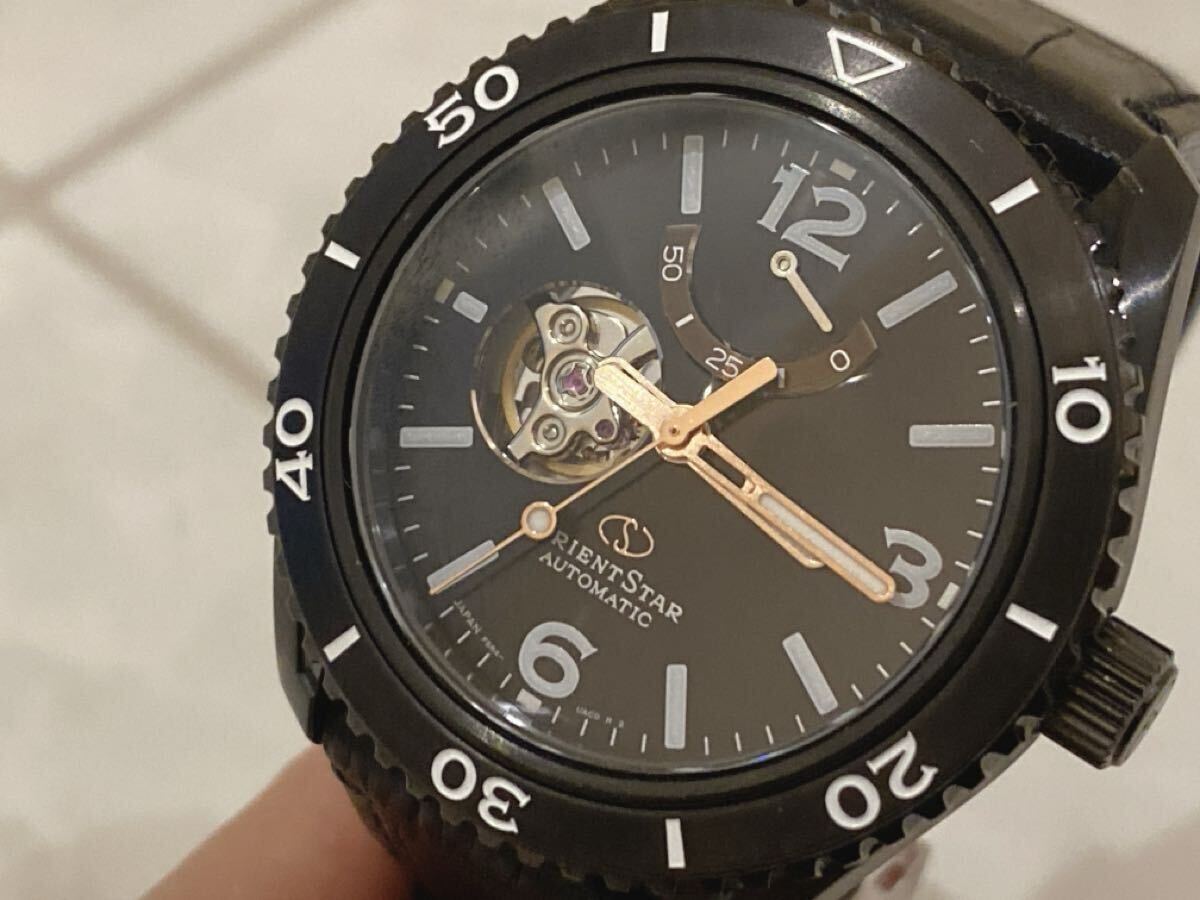 ORIENT STAR F6R4-UAC0 B970672 セミスケルトンダイバー 腕時計