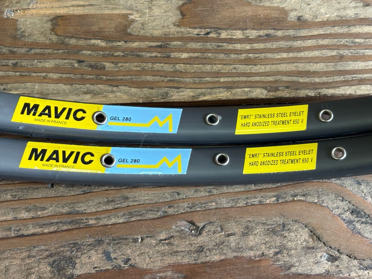 送料込み 未使用 ビンテージ チューブラーリム 2本セット『MAVIC 送料込み 未使用 ビンテージ チューブラーリム 2本セット『MAVIC
