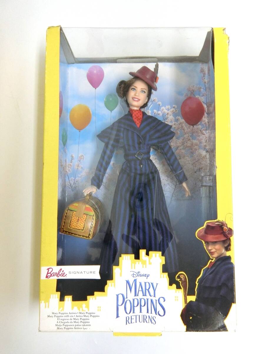 【未使用品】マテル バービー人形 メリー?ポピンズ リターンズ FRN81 コレクタードール フィギュア MATTEL　約30cm (Y-697)